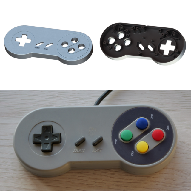 gamepad z projektem